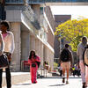 Students walking on Main Campus