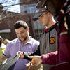 University students collaborating on a project